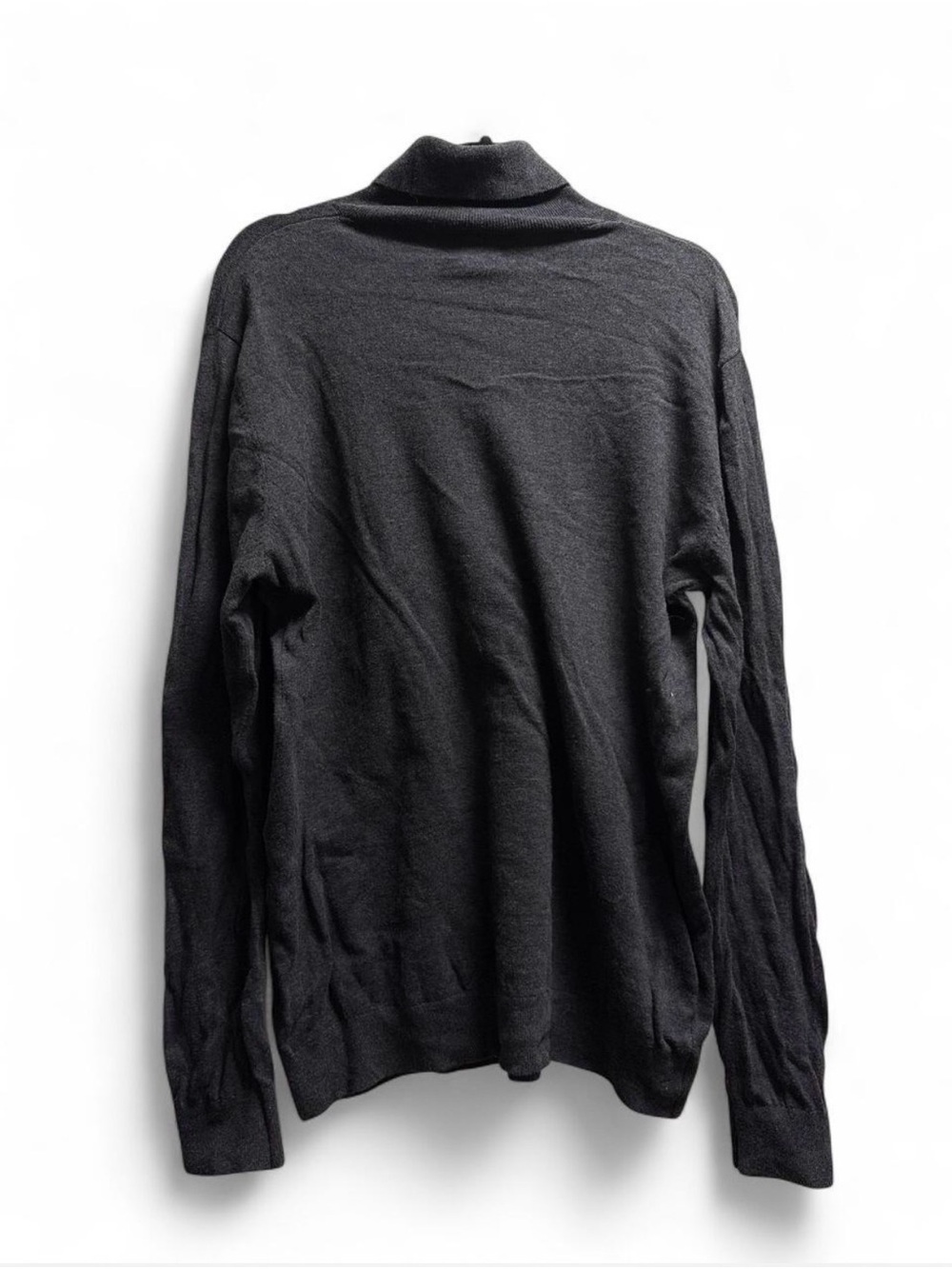 H&M Slim Fit Charcoal Grey Turtleneck Sweater Men’s Large